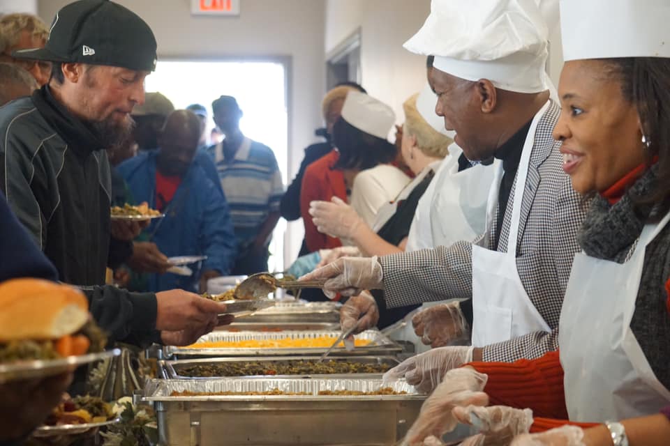 Mayor Turner  Hosts Thanksgiving Feast for those  who have Exited Homelessness