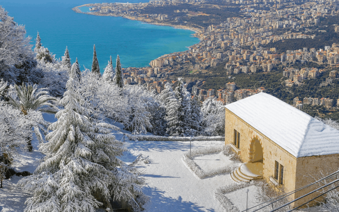 The Lebanese Alps… Where Snow Meets the Sea